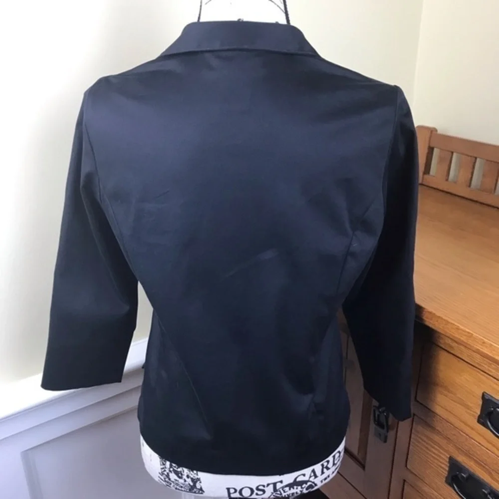 Ralph Lauren Black Buttoned Blazer - Picture 2 of 5